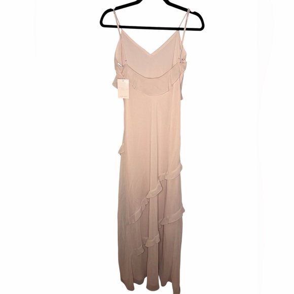 NWT Birdy Grey Valentina Chiffon Maxi Dress in Pale Blush - Picture 5 of 7